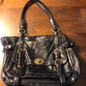 Coach leather handbag